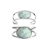 SB-1701-MOP Sterling Silver Bracelet With Mother of Pearl Jewelry Bali Designs Inc